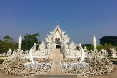 One Day White Temple + Bann Dam Museum+Blue Temple+Long Neck